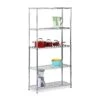 Chrome 5-Tier Heavy-Duty Shelving Unit With 200-lb Shelf Capacity