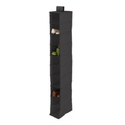 Black 10-Shelf Hanging Closet Organizer