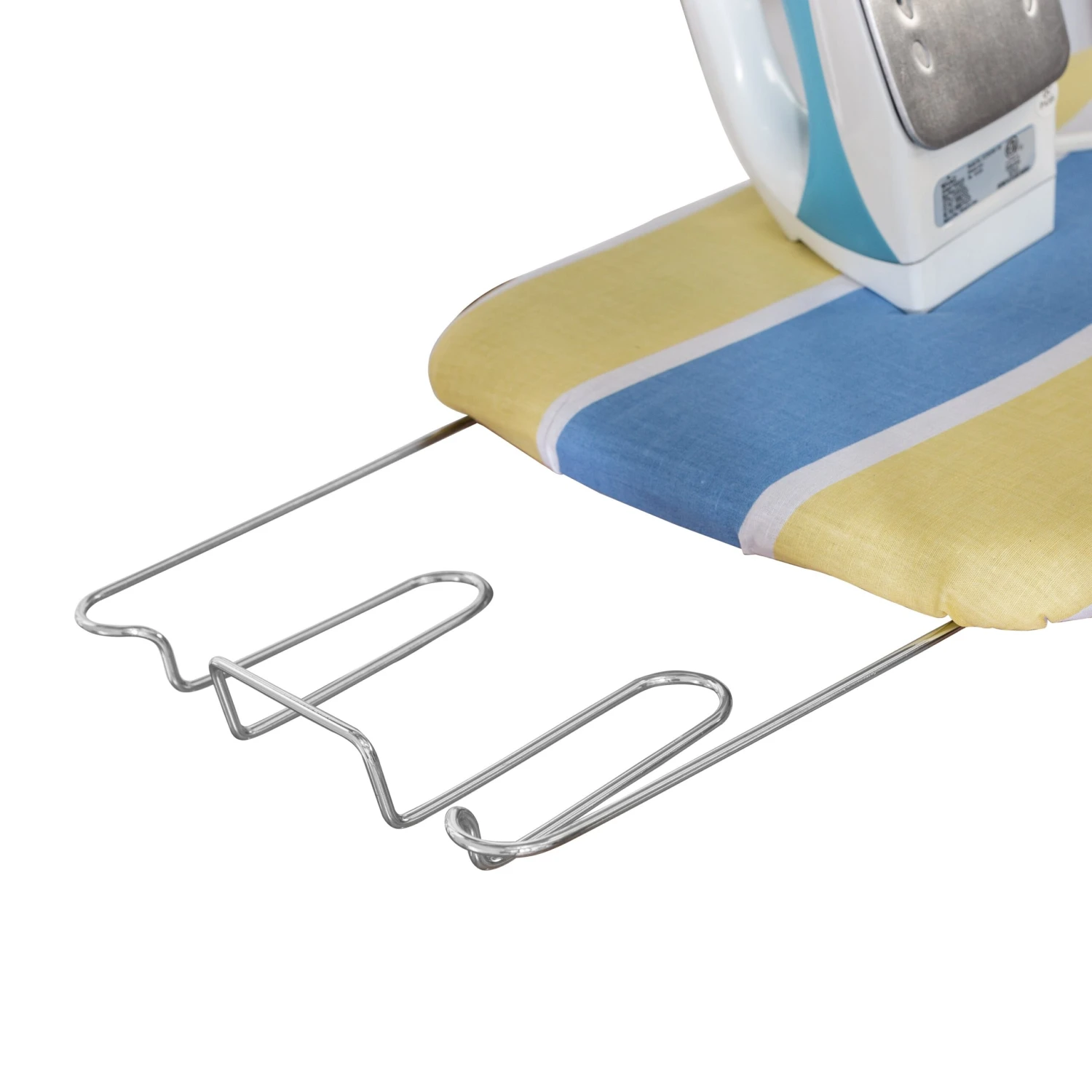 Blue/Yellow Folding Ironing Board With Iron Rest - Image 3