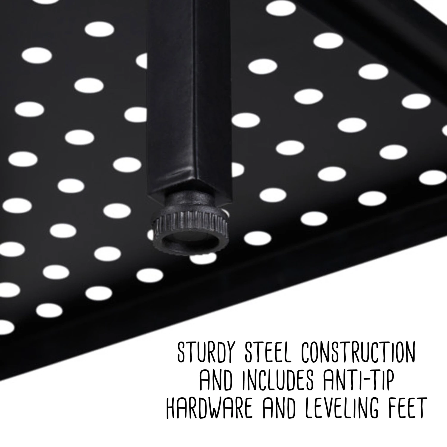 Black Over-the-Toilet Space Saver With Reversible Side Shelving - Image 5