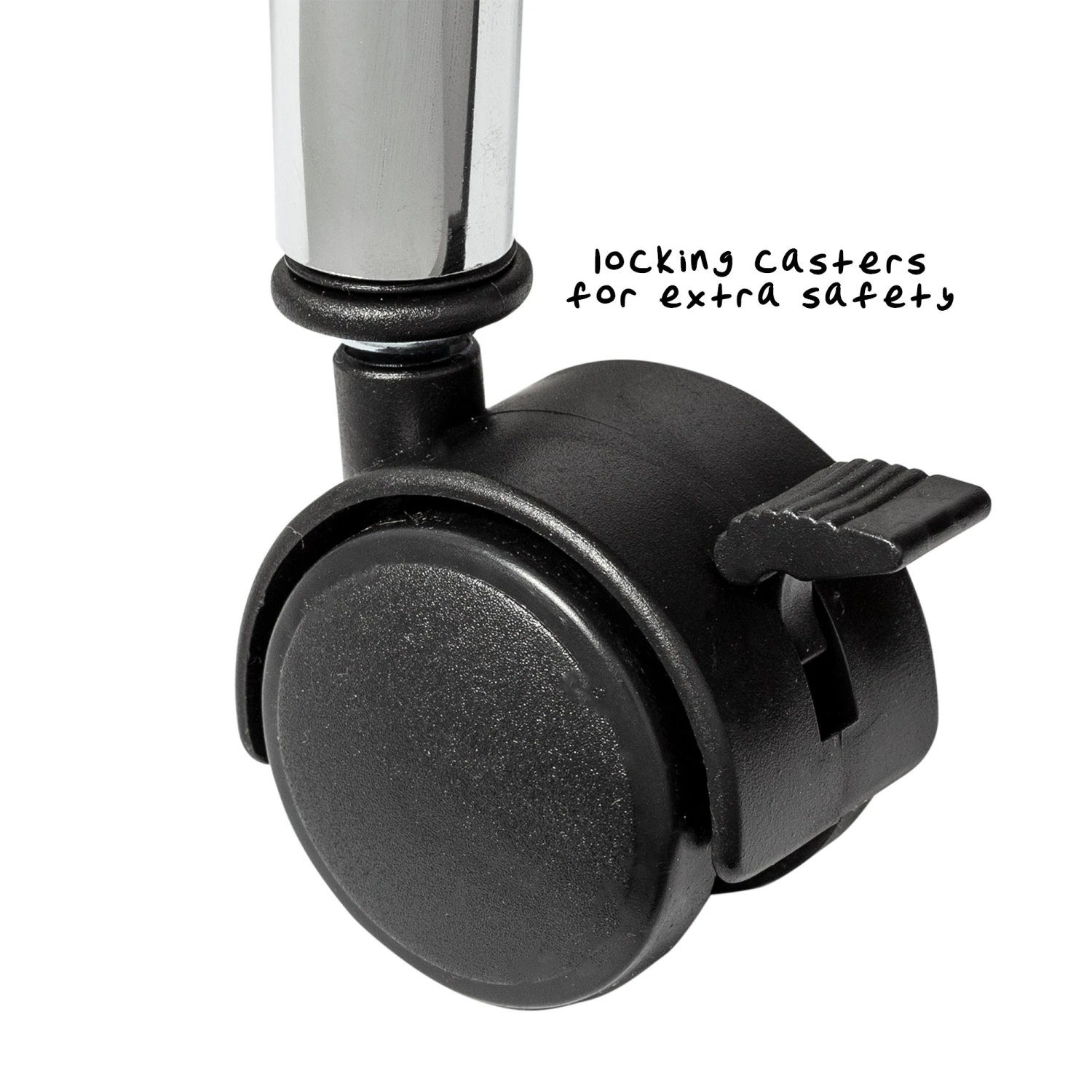 Chrome/Clear 12-Drawer Rolling Storage Craft Cart - Image 5