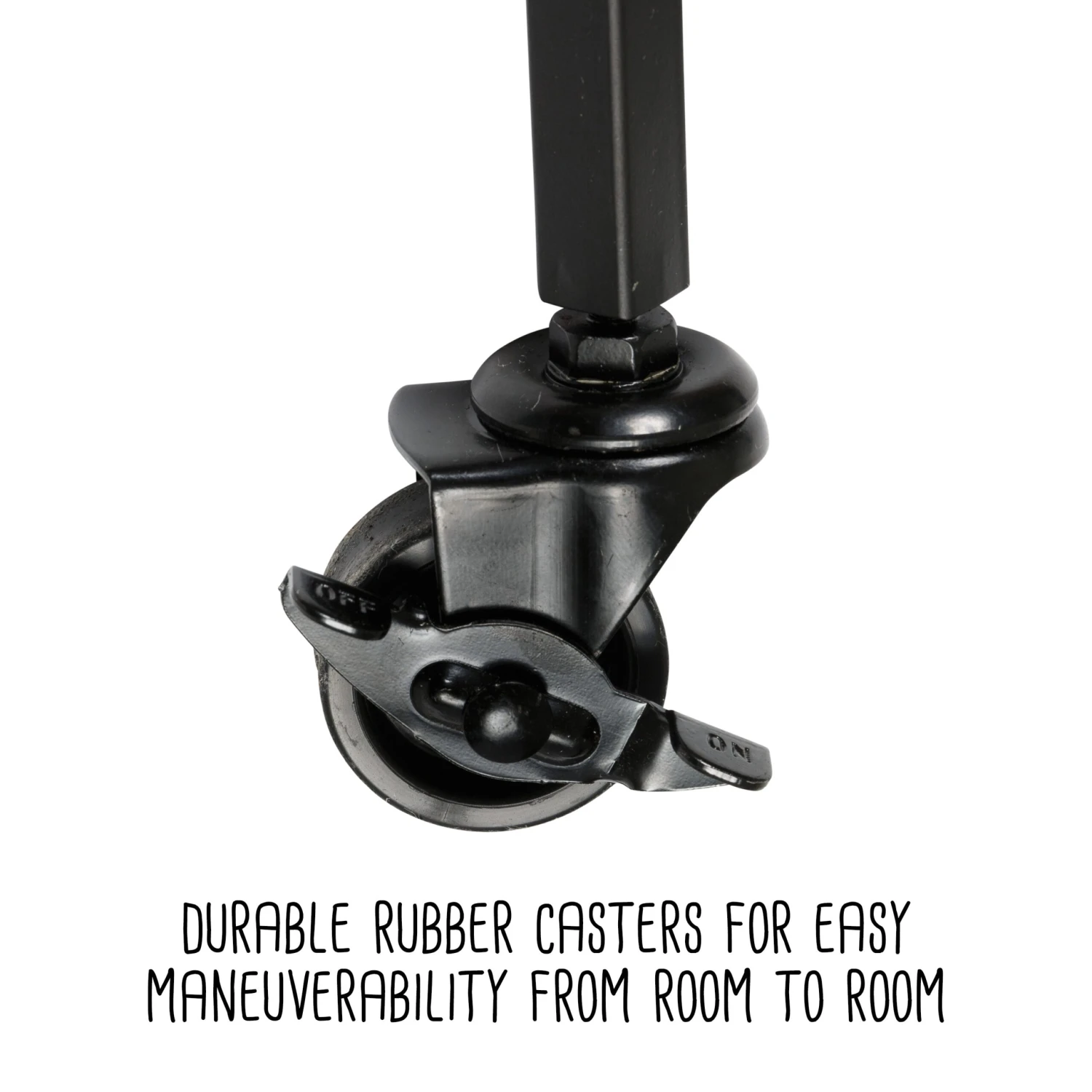 Black/White Faux Marble 2-Tier Bar And Serving Cart - Image 7