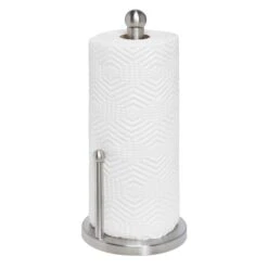 Silver Paper Towel Holder