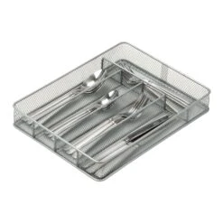 Silver Mesh 12'' X 9'' Drawer Organizer