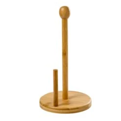 Natural Bamboo Paper Towel Holder