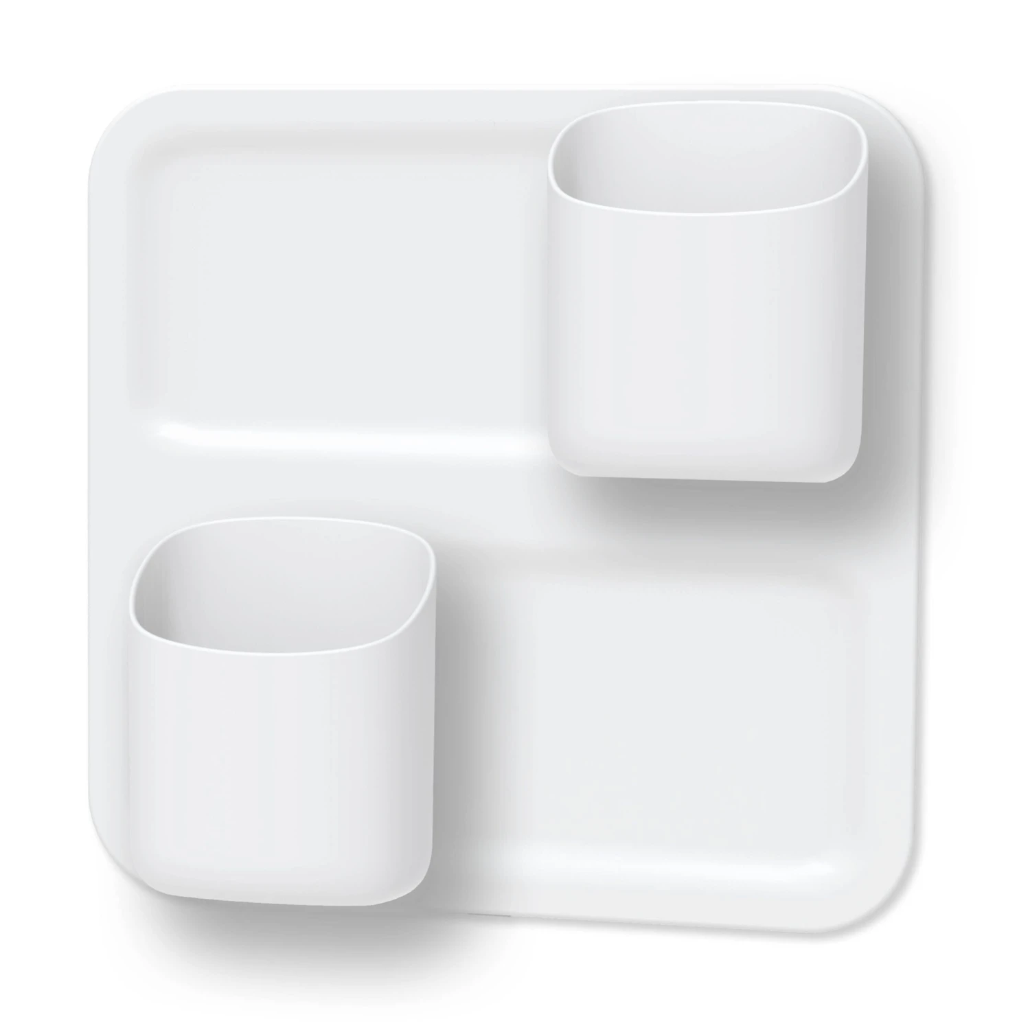 Perch White Magnetic Wall Storage System (3-Piece Set) - Image 3