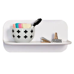 Perch White Shelfie Organizer