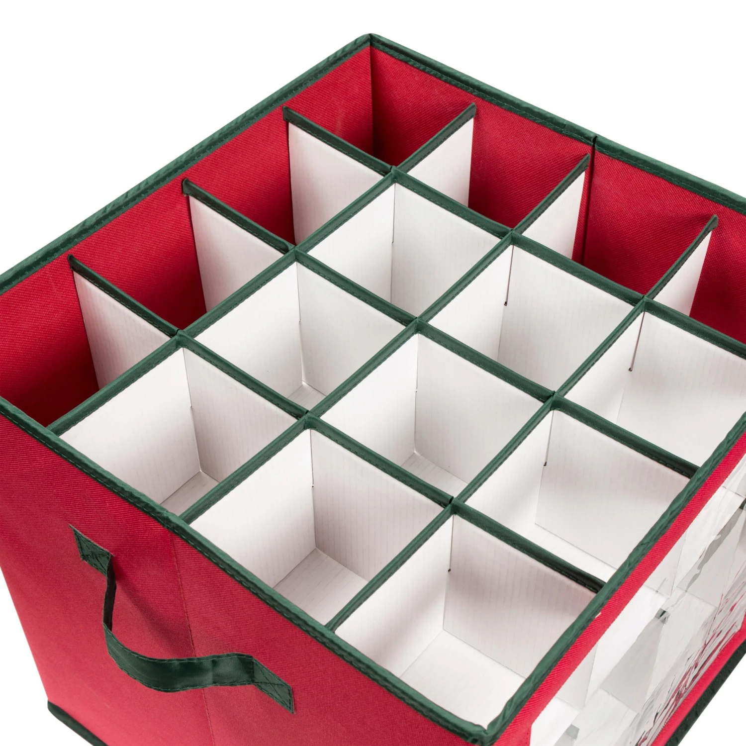 Red 48-Ornament Storage Box - Image 7