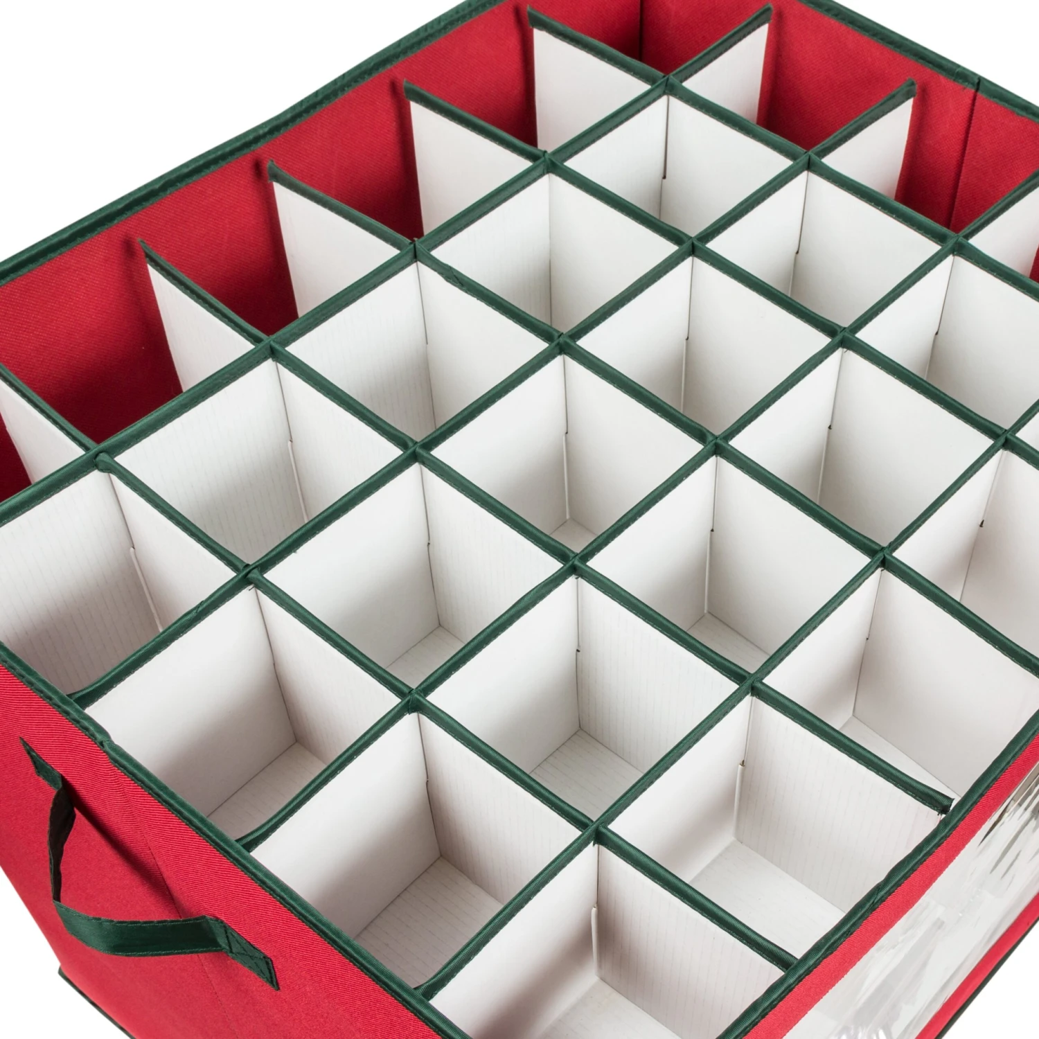 Red 120-Cube Ornament Storage Box - Image 4
