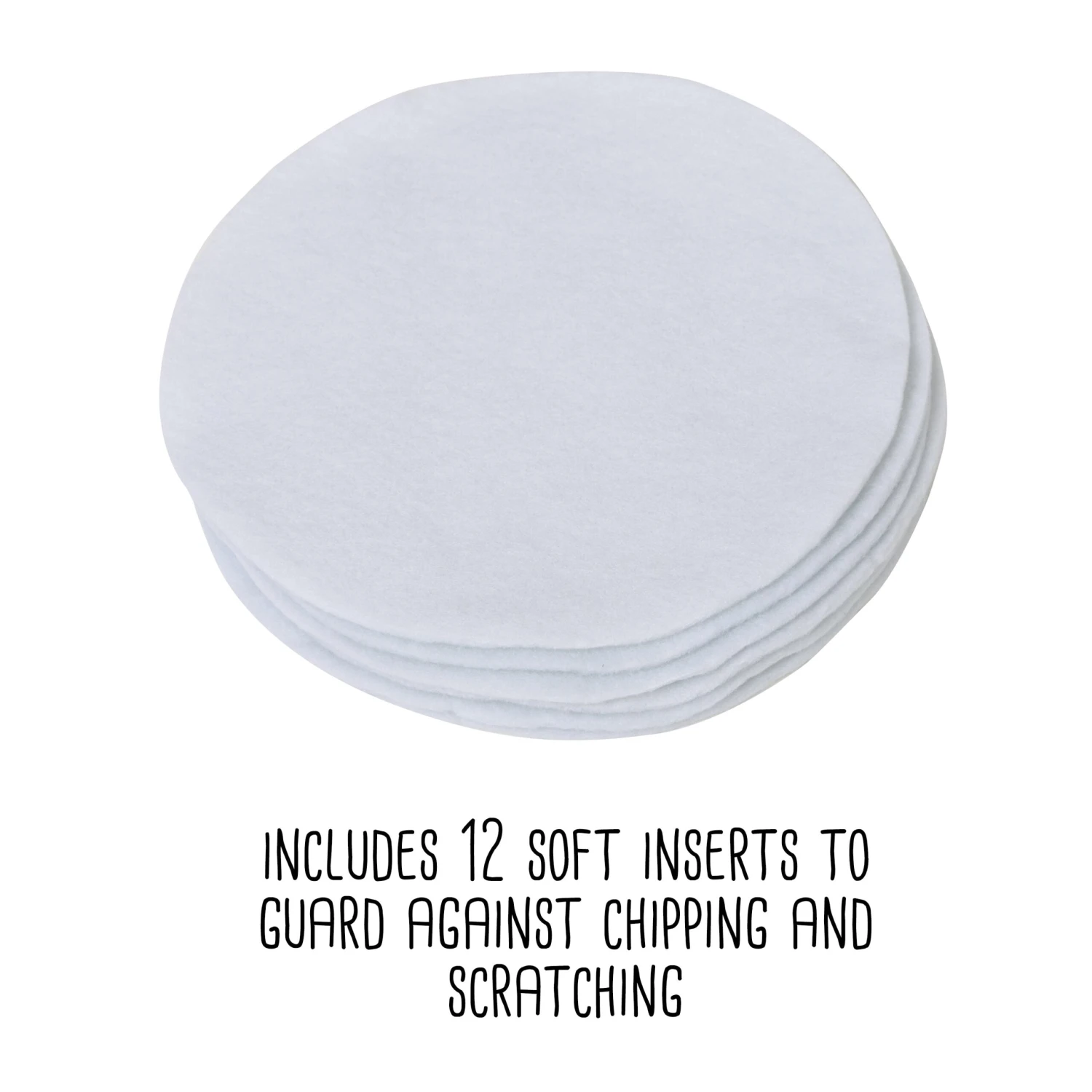 Gray 8-Inch Round Dinnerware Storage Box - Image 4