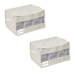 Natural Stemware Storage Box (Set Of 2)