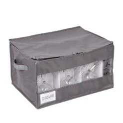 Gray Stemware Storage Box