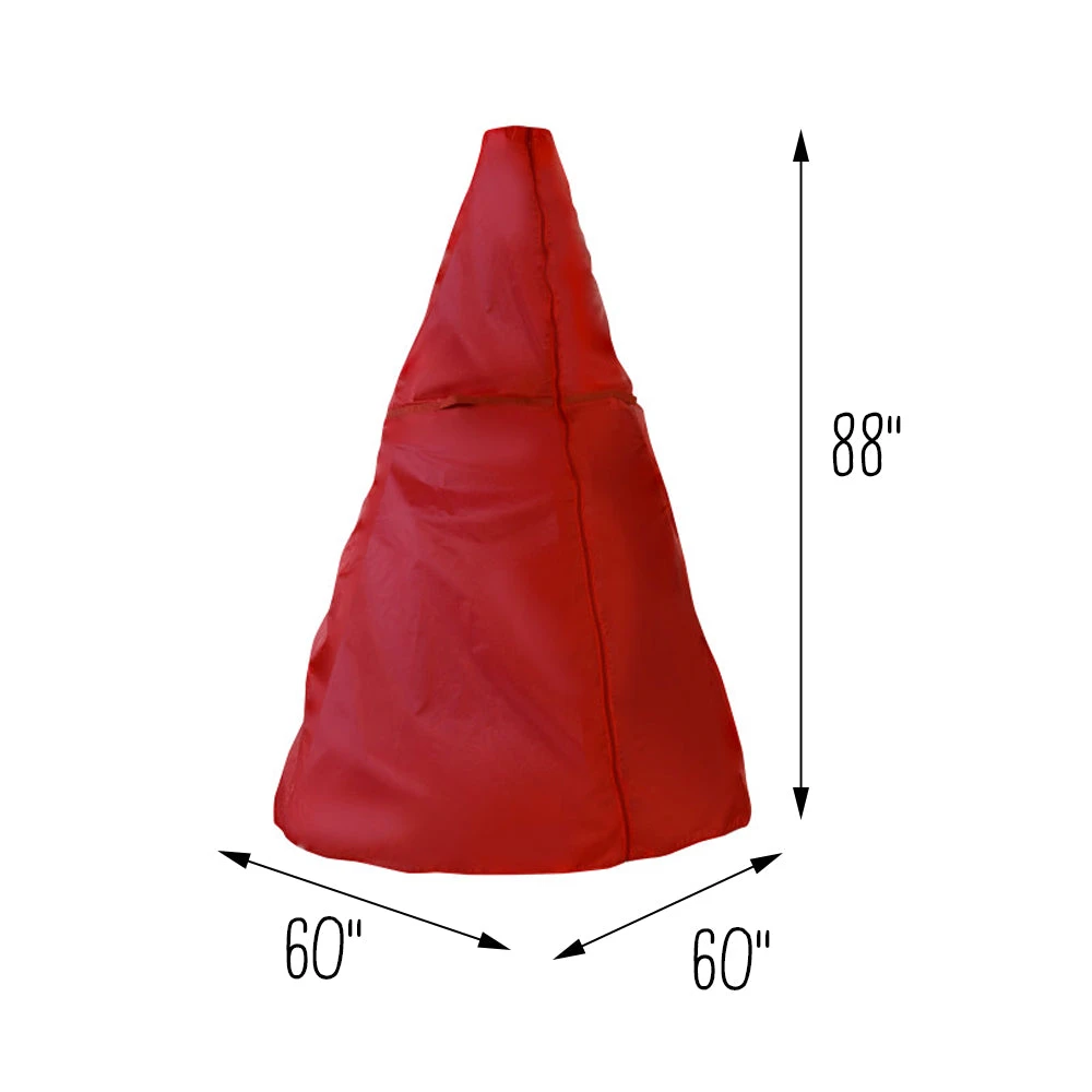 Red Upright Holiday Tree Storage Bag (Up To 8 Feet) - Image 5