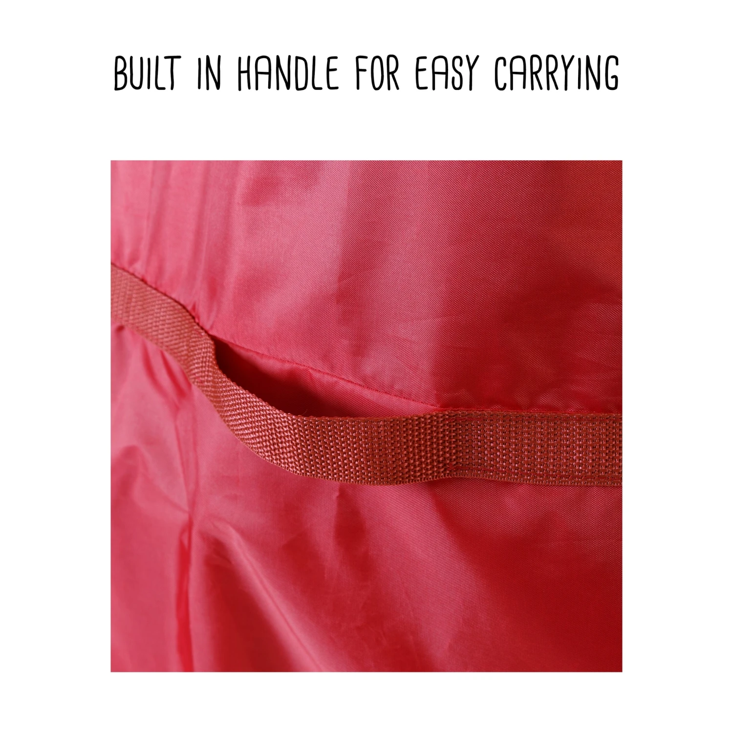 Red Upright Holiday Tree Storage Bag (Up To 8 Feet) - Image 4