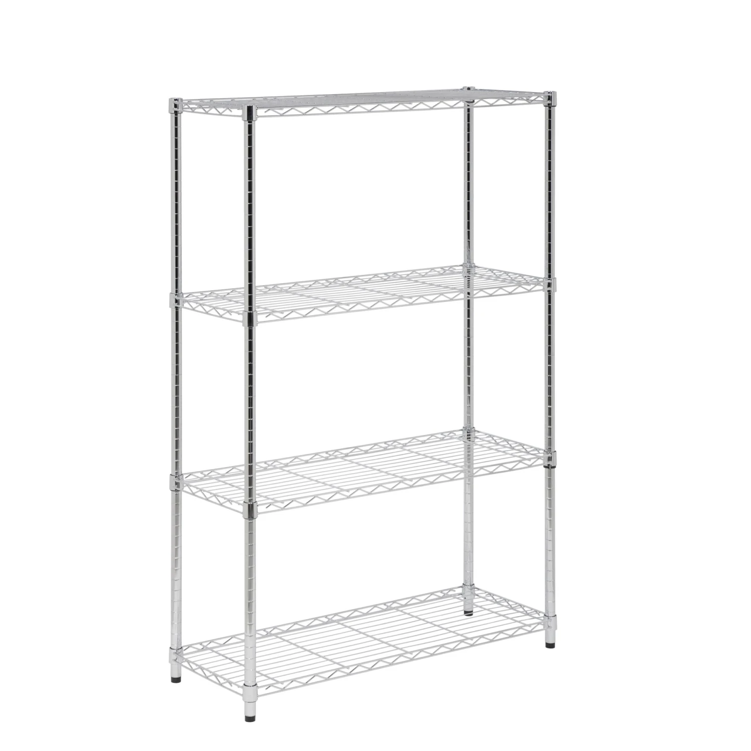 Chrome 4-Tier Heavy-Duty Shelving Unit With 250-lb Weight Capacity - Image 3