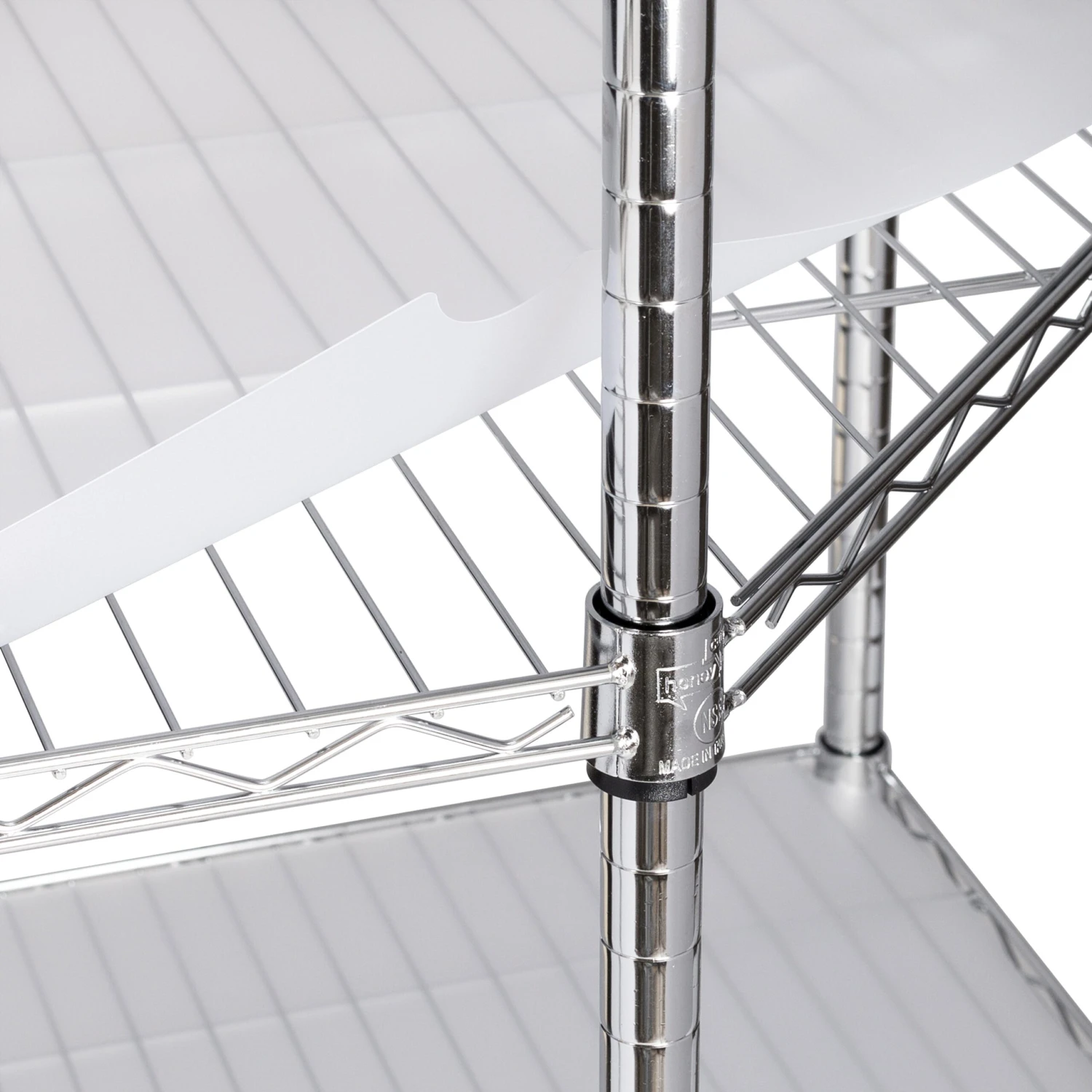 Chrome 5-Tier Corner Shelf - Image 7