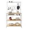 White/Oak Kitchen Baker’s Rack