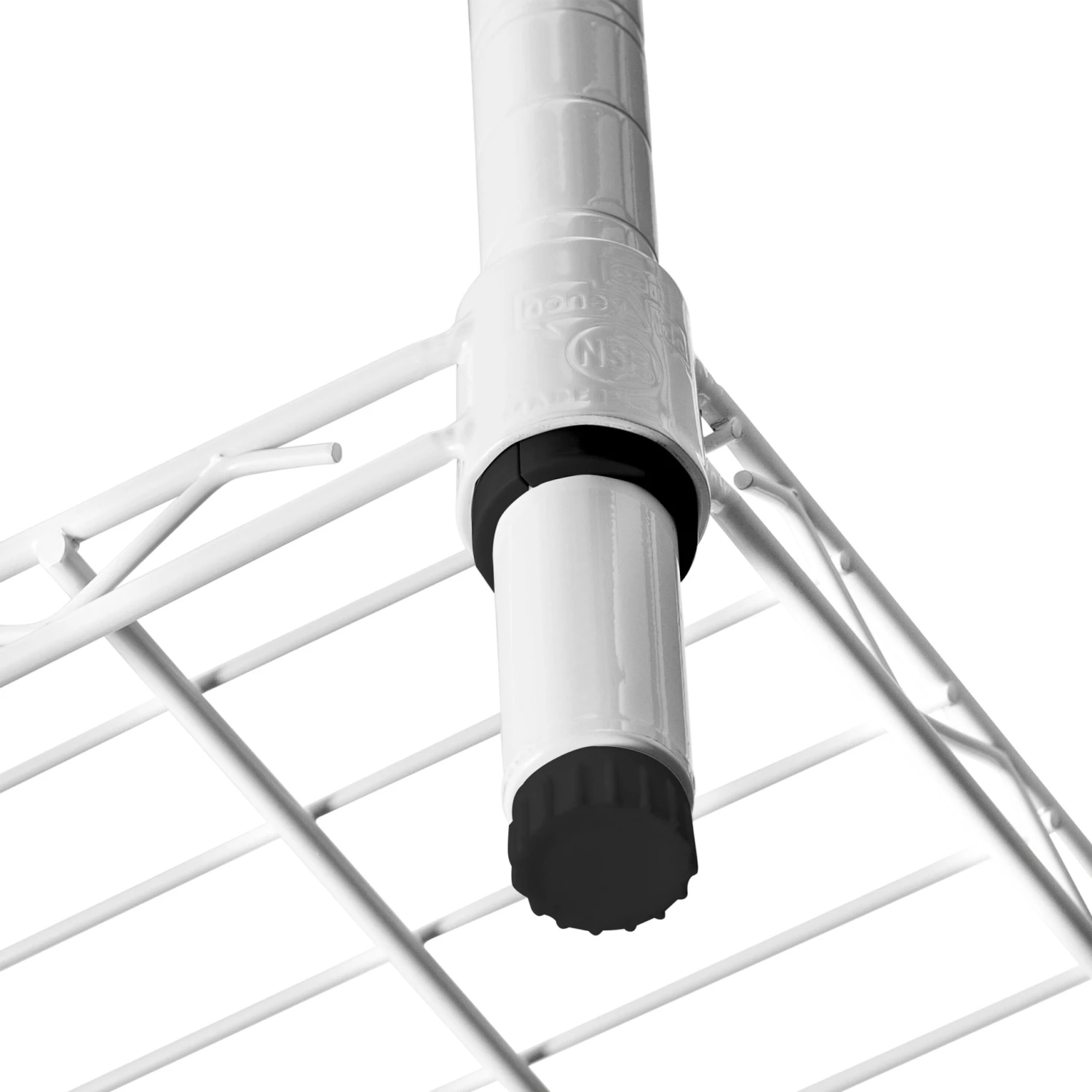 White 5-Tier Heavy-Duty Shelving Unit With 350-lb Shelf Capacity - Image 8