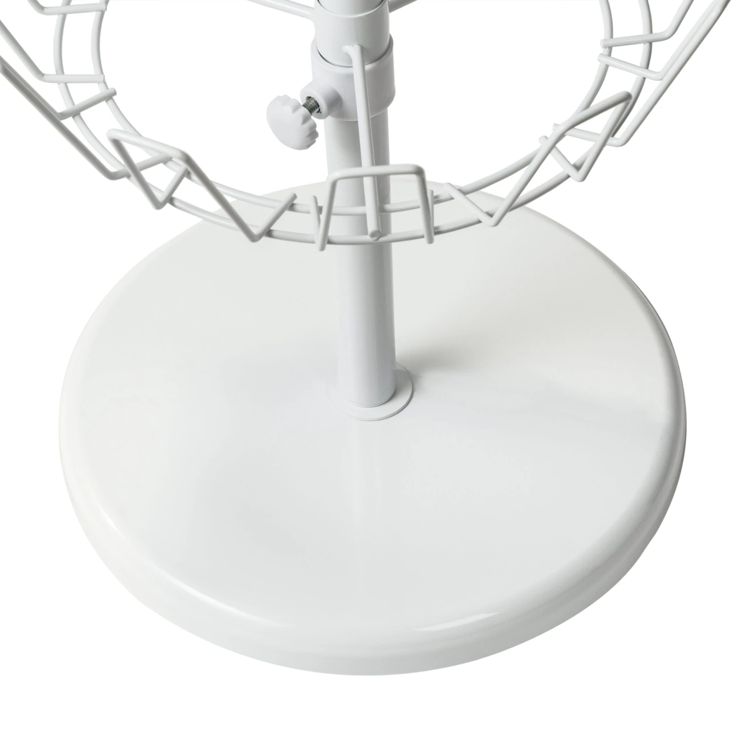 White 4-Tier Revolving Shoe Tree - Image 6