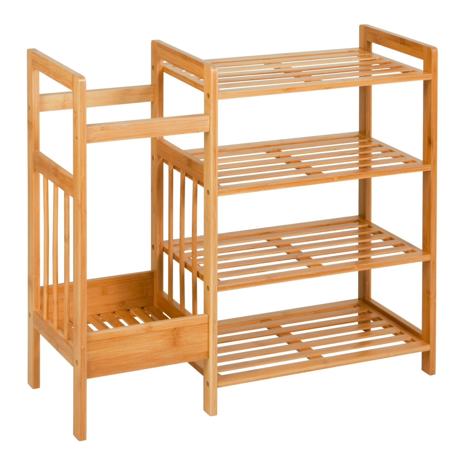 Natural Bamboo Entryway Organizer - Image 6