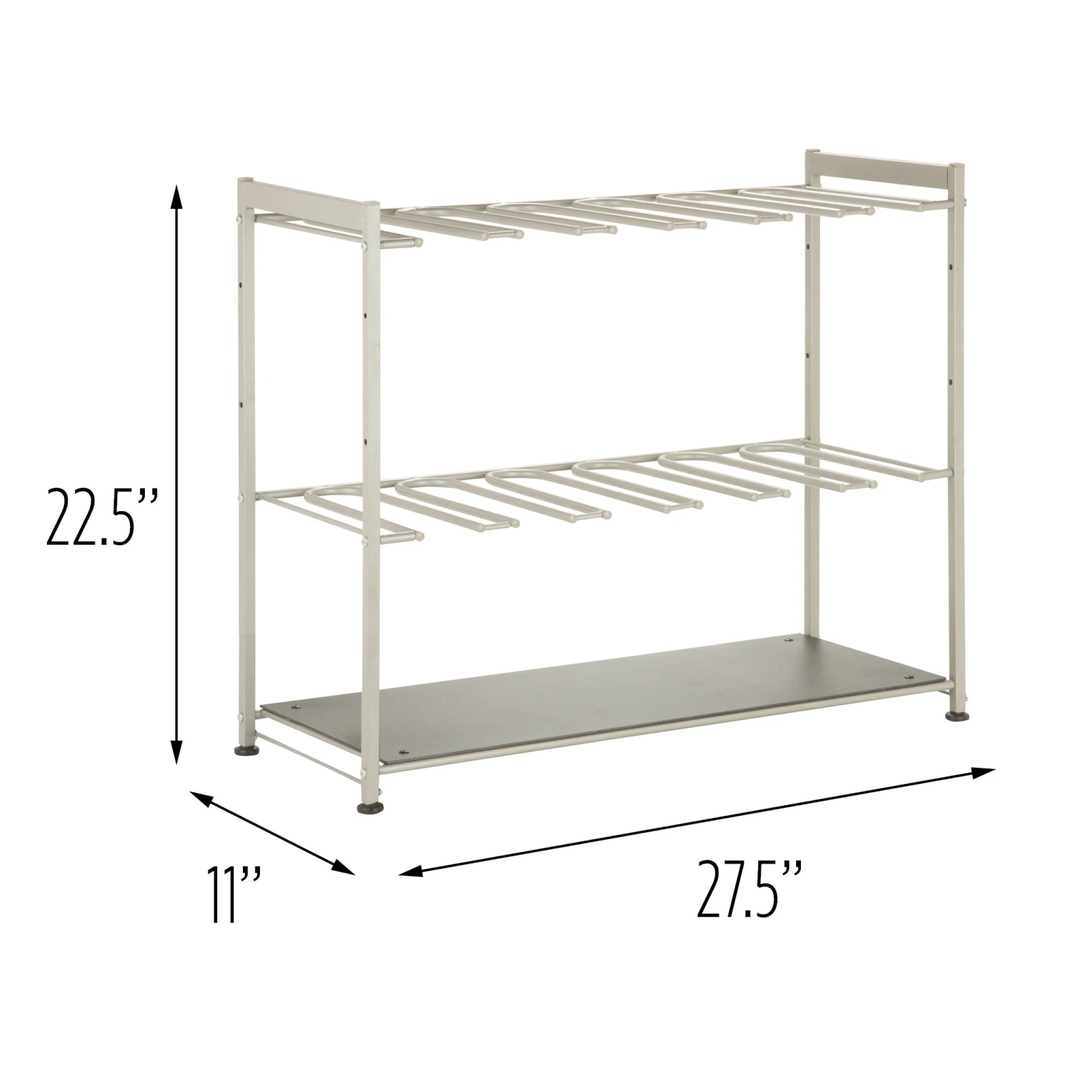 Silver Hanging Boot Storage And Drying Rack - Image 4