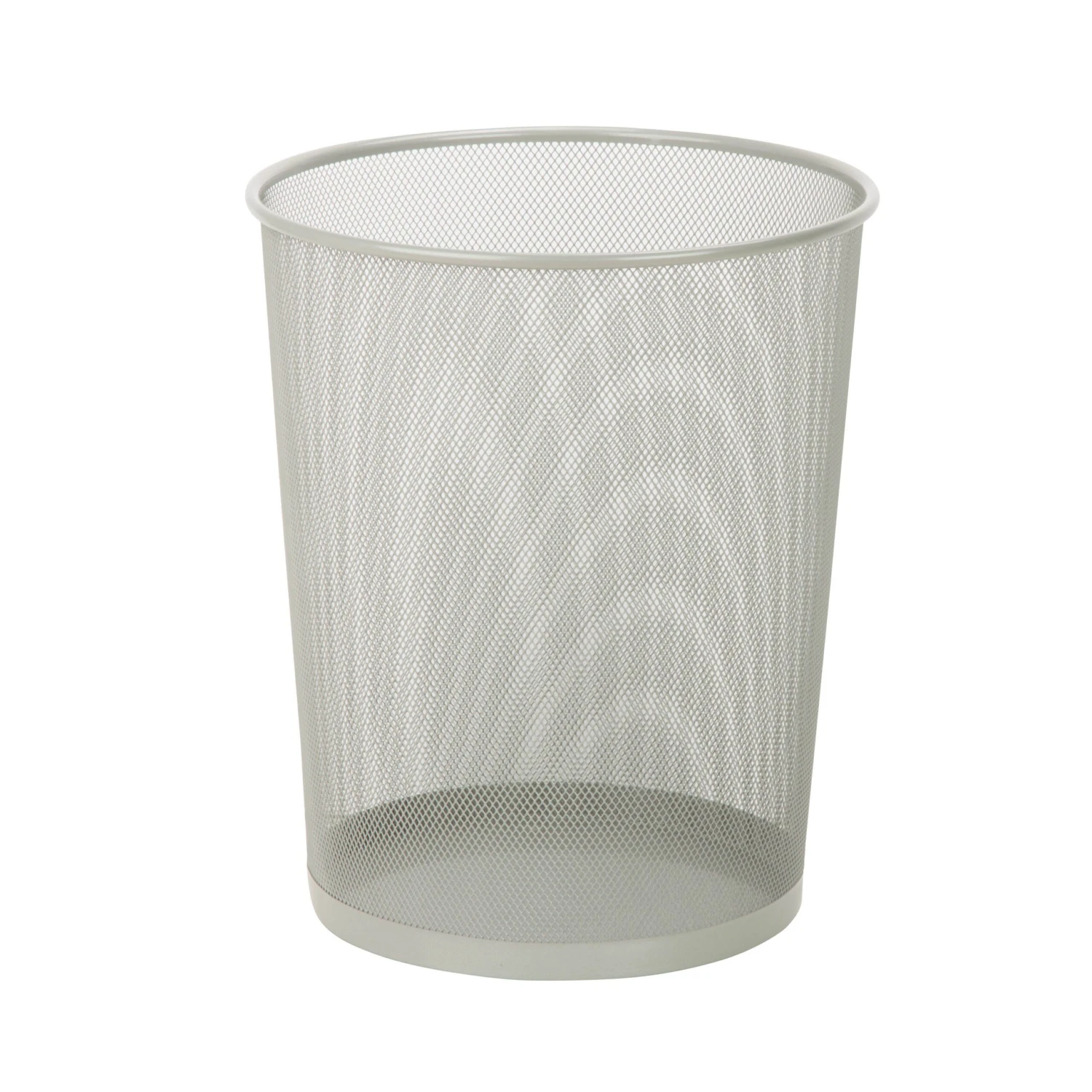 Silver 18L Small Wire Mesh Trash Can (Single Or 2-Pack)